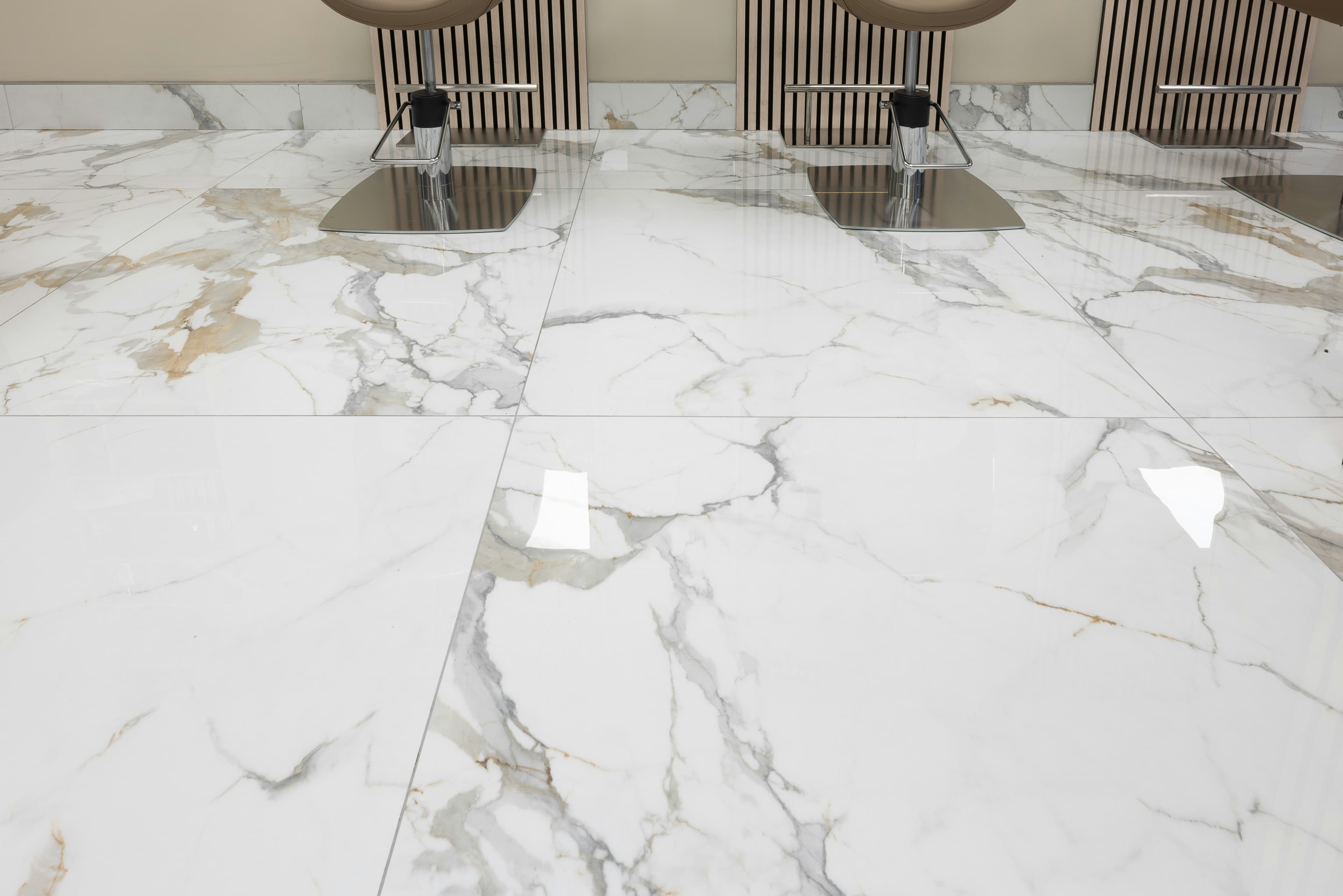 Cantiere pavimenti interni — Carpanzano Edilizia